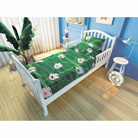 Комплект постельного белья для подростковой кровати Nuovita, 2 предмета, дизайн – Футбол 